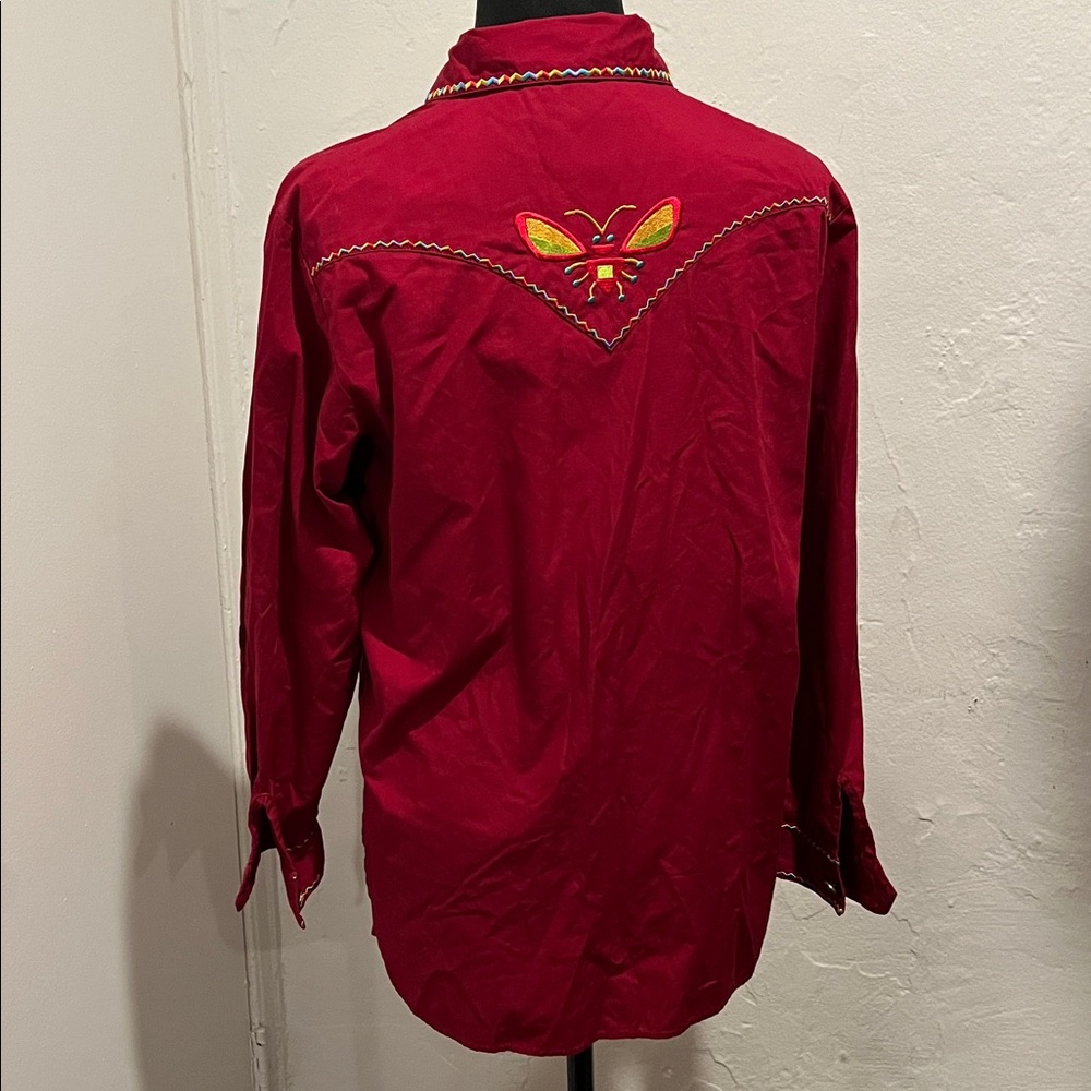 Bob Mackie Wearable Art Embroidered Shirt - image 8